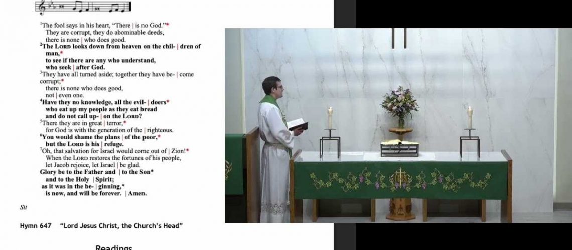 Video Thumbnail: 8-25-24 - Fourteenth Sunday After Pentecost