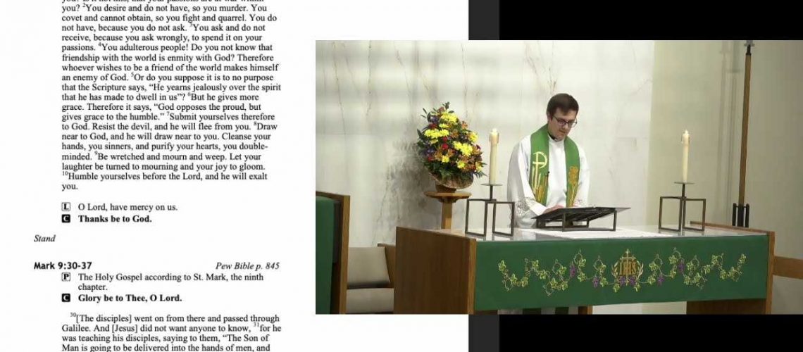 Video Thumbnail: 9-22-24 - Eighteenth Sunday After Pentecost